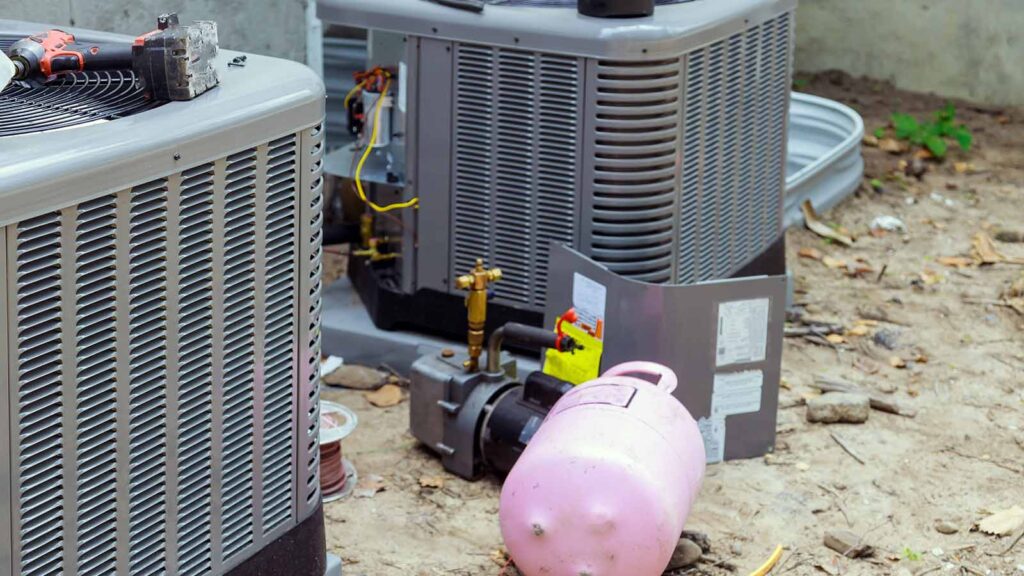 refrigerant leaks in AC units