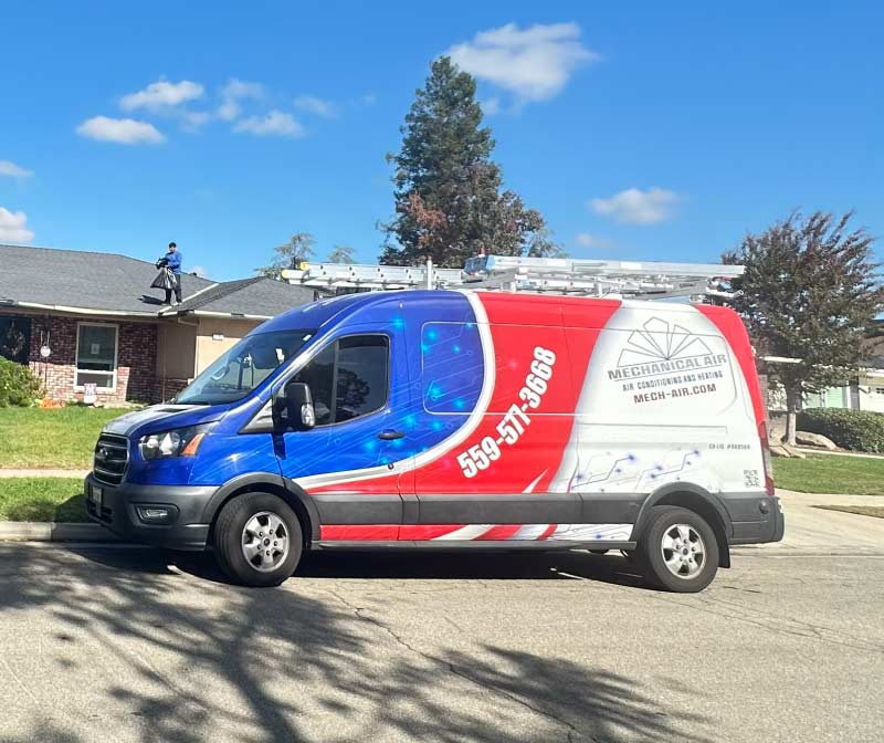 hvac truck from mechanical air in fresno. Complete hvac guide for homeowners